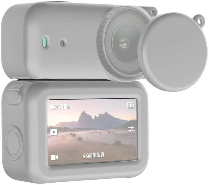 Silicone apsauginis Puluz DJI Osmo Nano (pilka)