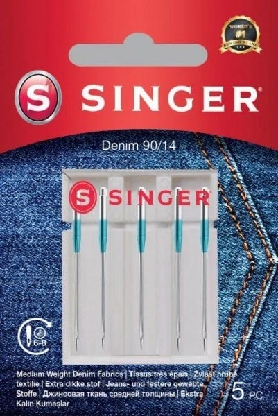 ADATA Singer | Denim Needle 90/14 5PK
