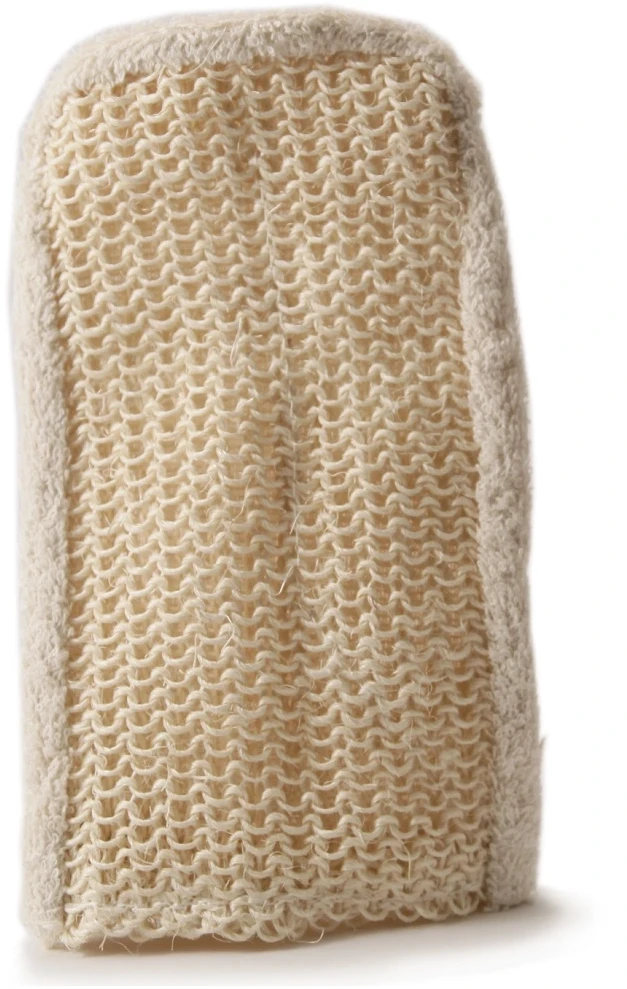 Martini Spa Sisal and cotton mittens Natural