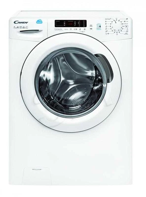 Candy | Skalbimo mašina | CS4 1072DE/1-S | Energy efficiency class D | Front loading | Skalbimo talpa 7kg | 1000 RPM | Gylis 45 cm | Plotis 60 cm | LCD | Baltas