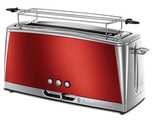 Russell Hobbs Luna Long Slot 2 riekelių skrudintuvas, pilkos spalvos