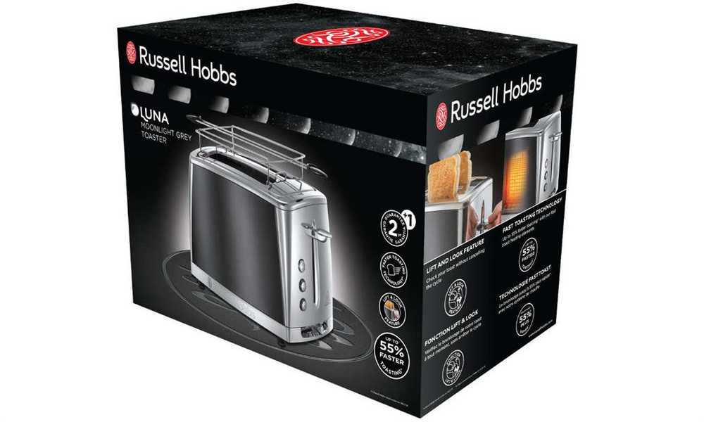 Skrudintuvas Russell Hobbs 23221-56 Luna Moonlight Pilkas