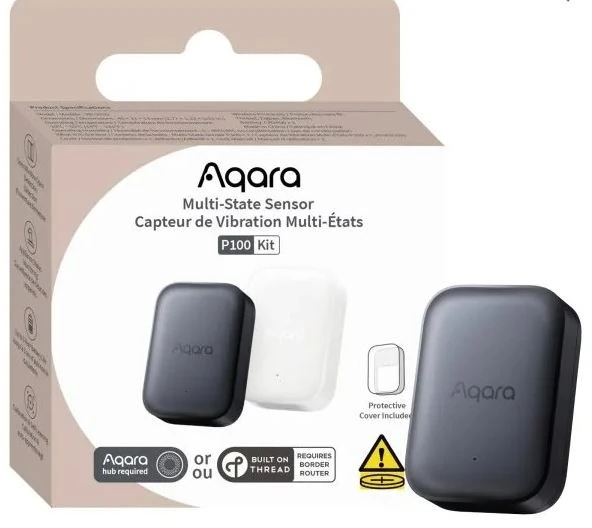 Aqara P100 Kit Multi-state daugiapakopis Zigbee, Thred sensorius, pilkas