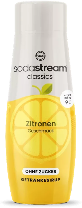 Citrinų limonado skonio SodraStream sirupas, becukris, 440 ml