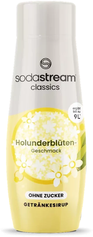 Šeivamedžio žiedų skonio SodraStream sirupas, becukris, 440 ml