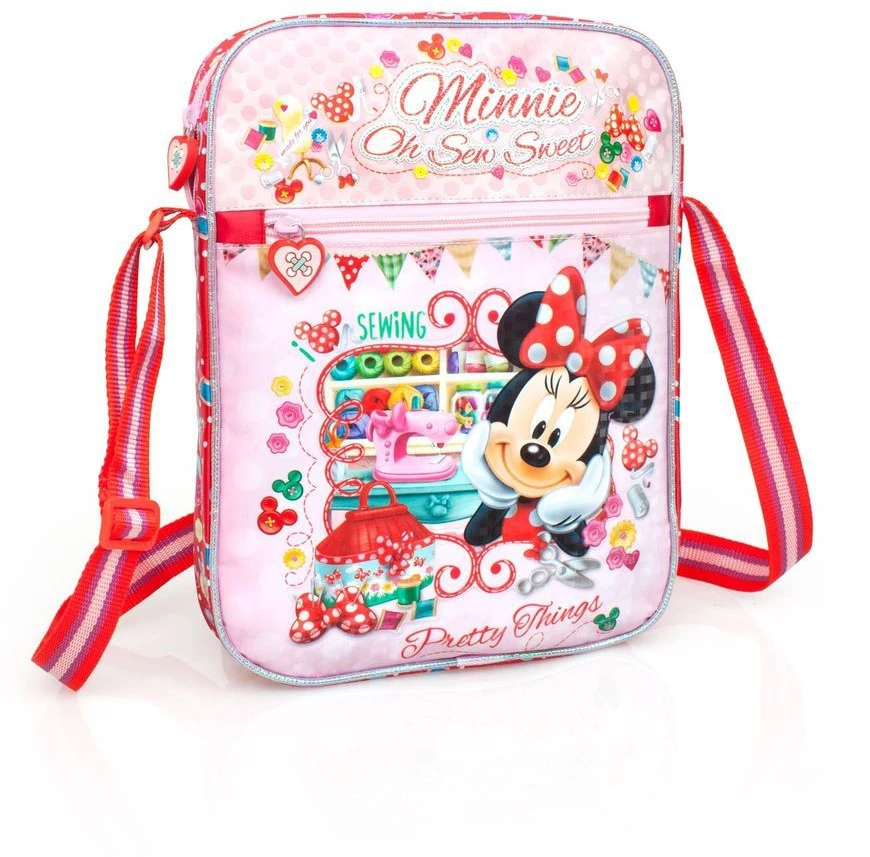 Soma „Marvel“ rankinės ir kuprinės „Disney Premium“ kuprinė mergaitėms „Minnie Pretty Things 3D“ 33215 Rožinė „Minnie Pretty“