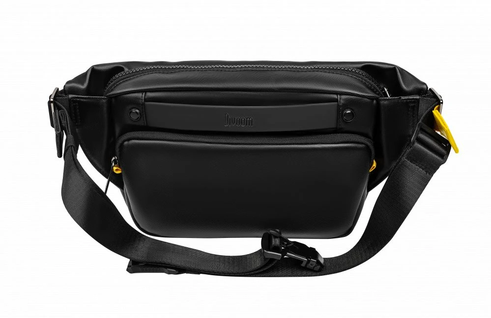 Divoom Pixoo Sling Bag Premium Laikapstākļu izturīga soma ar Led Pixel Art Displeju & App vadību Melna