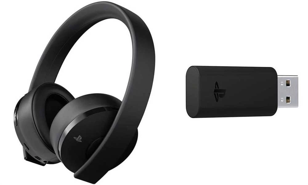 Belaidės ausinės Sony PlayStation Gold Wireless Headset, juodos + Fortnite Neo Versa bundle