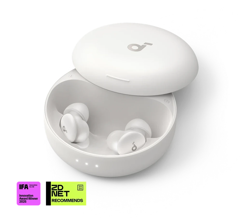 Ausinės Anker Soundcore Sleep A30, baltos