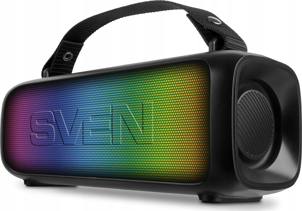 Garsiakalbis 2.0 nešiojamas SVEN PS-235, juodas (12W, TWS, ), galia 2x6W (RMS), Bluetooth, FM, USB, ličio 1500mA*h