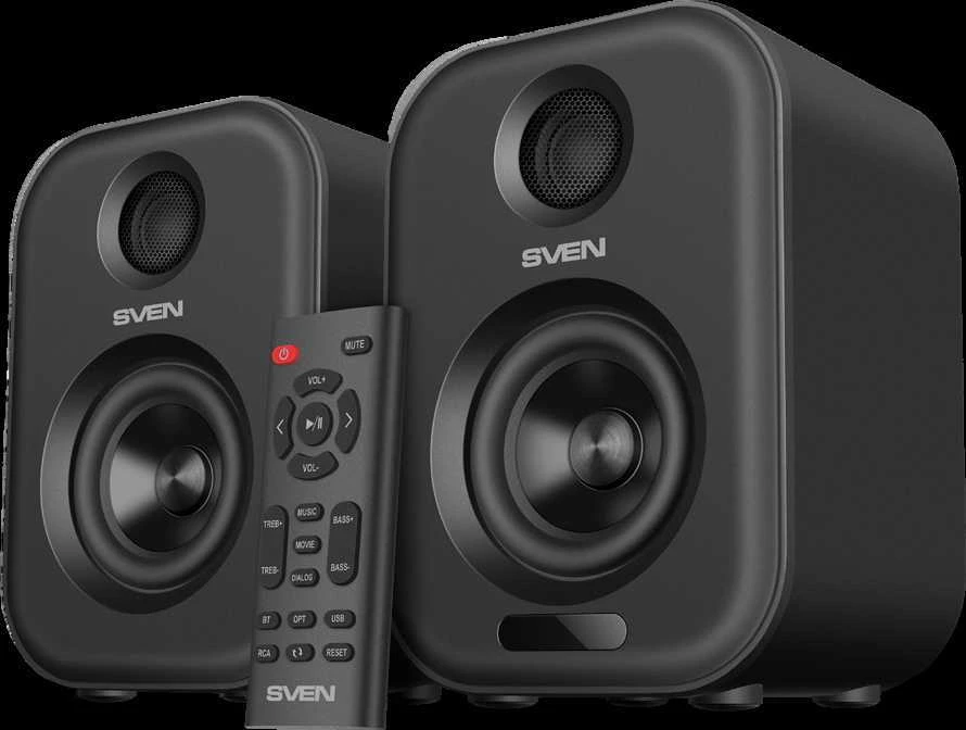 Garsiakalbiai SVEN MC-5, pilki (50W, Bluetooth, RCA2, USB, optinis, RC)