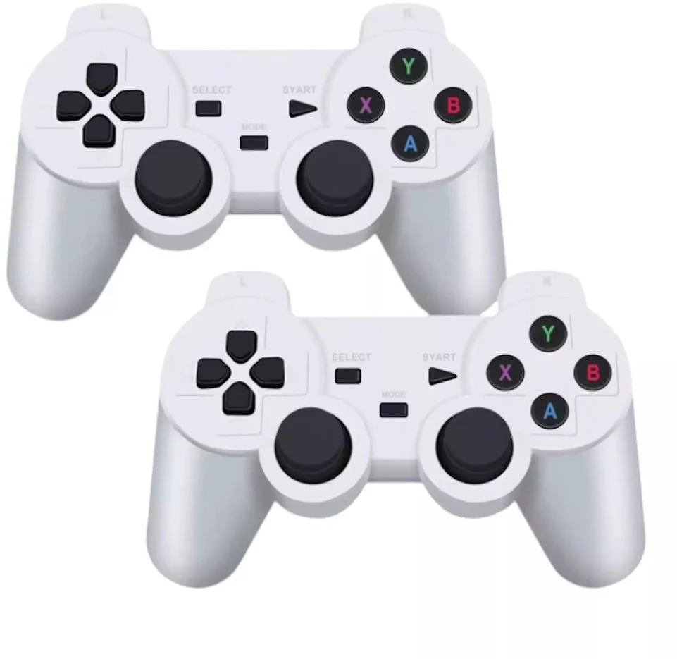 Dėklas Plaion GameBox HY00 64bit Retro 20K Spēle 4K USB stiks konsole priekš Android Box x2 bezvadu kontrolieri Balta