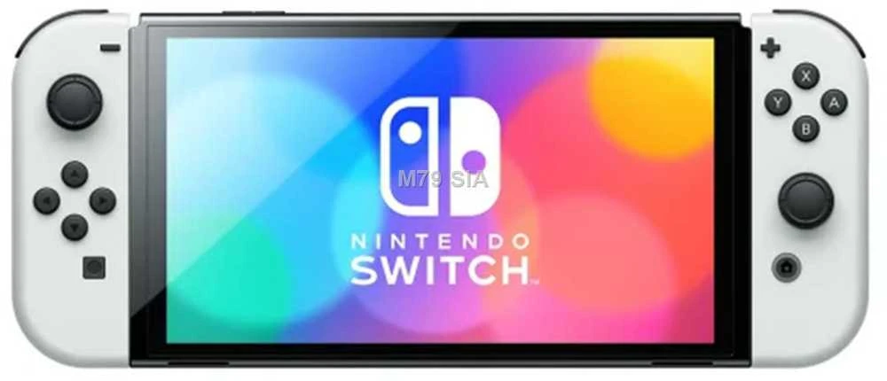 Nintendo Switch OLED konsolė (su baltais Joy-Con)