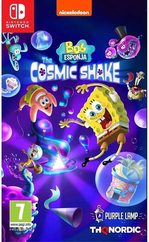 SpongeBob Thq Šiaurės šalių Kempiniukas Plačiakelnis: Kosminis purtymas