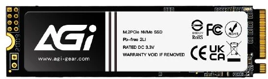 Agi Technology SSD diskas PNY 1 TB SSD AGI M.2 PCIe 3.0 x4 NVMe (AGI1T0GIMAI298-CB)
