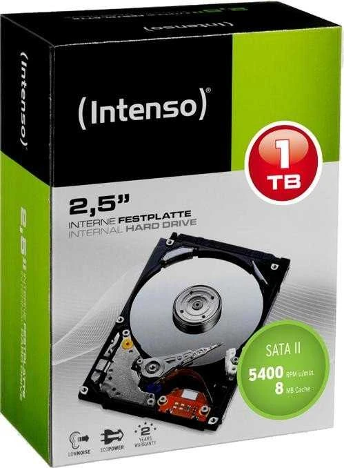 Intenso SSD TOP 1TB SATA3, 520/490MBs, Atsparus smūgiams, Mažos galios