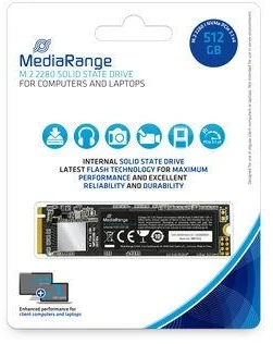 SSDMEDIARANGE 512 GBM.2PCI Express 3.1NVMe YesWrite speed 1700 MB/sRead speed 2080 MB/sMTBF 1500000 h50xTBW ratingBlisterMR1032