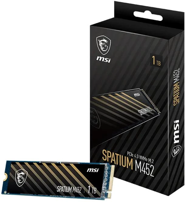 SSD MSI PCIE G4 M.2 NVME 1TB SPAT./M452 (S78-440L970-P83)