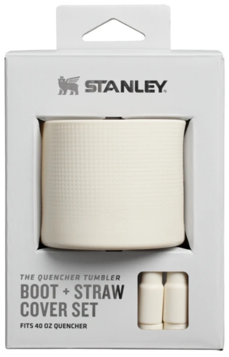 Dugno ir šiaudelio apsaugos rinkinys Stanley Quencher 1,18 L - kreminės spalvos