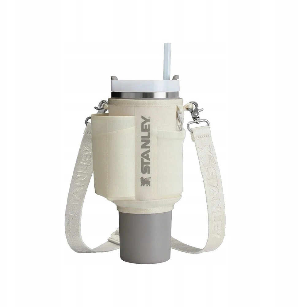 Gertuvės krepšys su kišenėmis Stanley All-Day Quencher Carry-All 0,89 L - kreminės spalvos