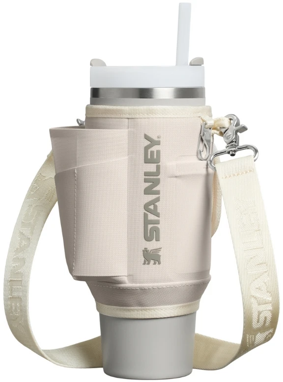 Stanley Carrying case for The All-Day Quencher Carry-All 1.18L thermos mug with straw in cream color