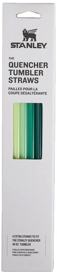 Atsarginiai šiaudeliai Stanley Quencher H2.O FlowState™ 1,18 L - žali, 4 vnt.