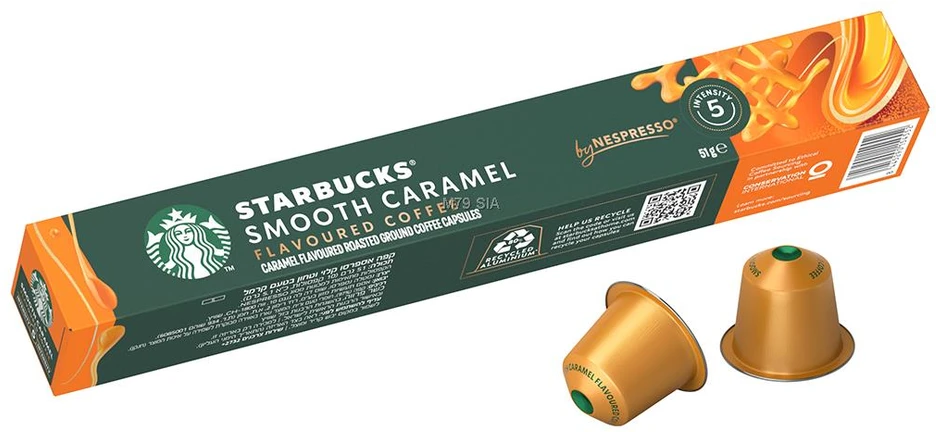 STARBUCKS CARAMEL kapsulinė kava Nespresso 10vnt.