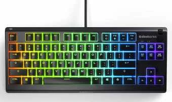 Žaidimų klaviatūra SteelSeries Apex 3 TKL, US kalba, Juodos spalvos