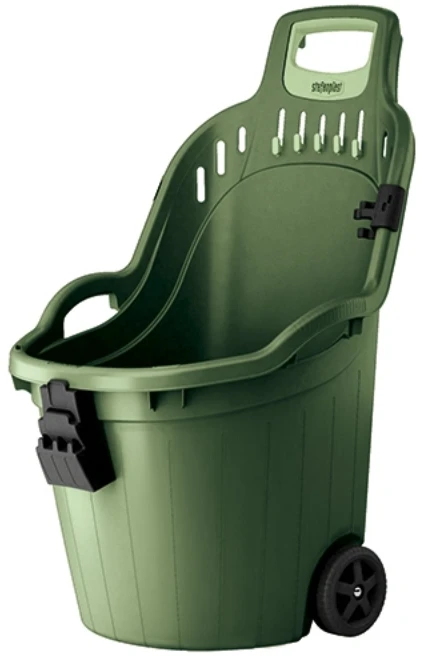 Stefanplast vežimėlis Helpy Cart 50 l 59,5x53x88,5 cm žalias