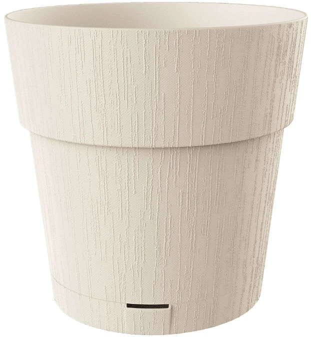 Stefanplast Gėlių vazonas su padėklu Ethica Ø40x39cm baltas
