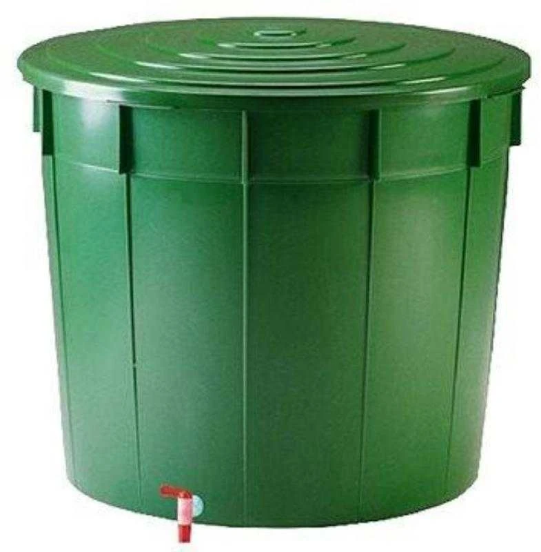 Stefanplast Vandens statinė 500L su dangteliu ir čiaupu Ø100x82cm