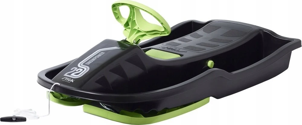 Sniego rogės Stiga Snowpower. Juodos. 95 cm x 52 cm