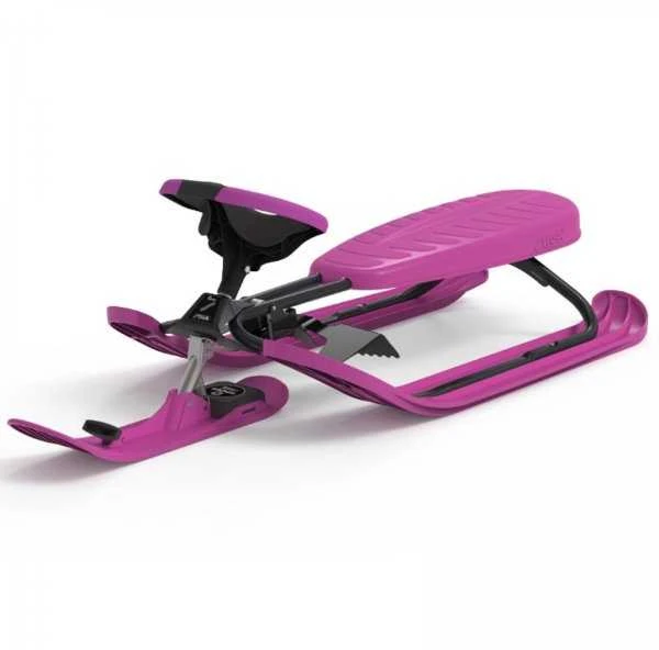 Rogutės Stiga SNOWRACER® Curve Gray Rožinė