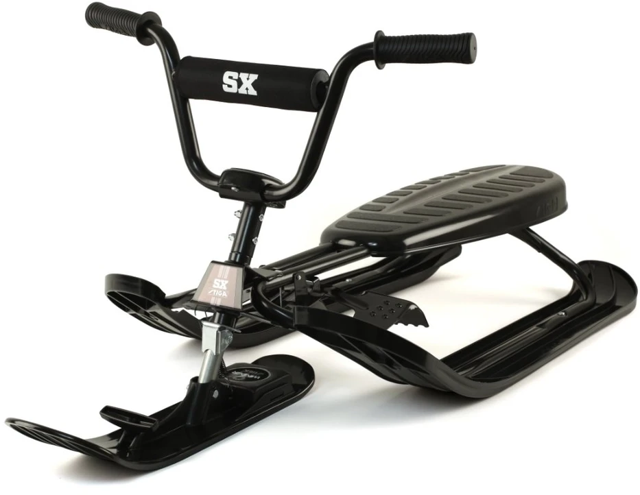 Stiga Snowracer SX Pro -rattikelkka, musta