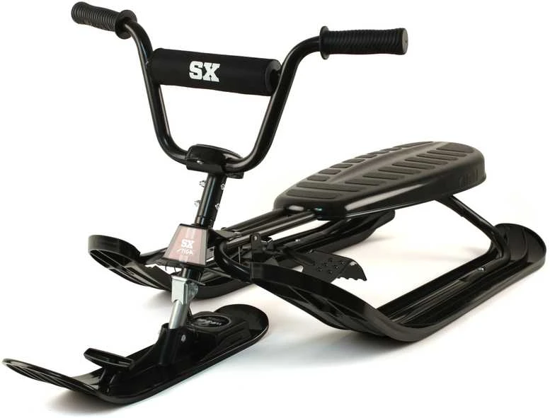 Stiga Snowracer SX Pro -rattikelkka, musta
