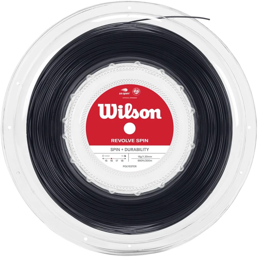 Wilson Revolve Spin ritė, juoda, 16 / 1,30 mm