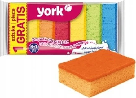 York YORK Zmywak skirta indams COLOUR LUX 6+1 vnt.