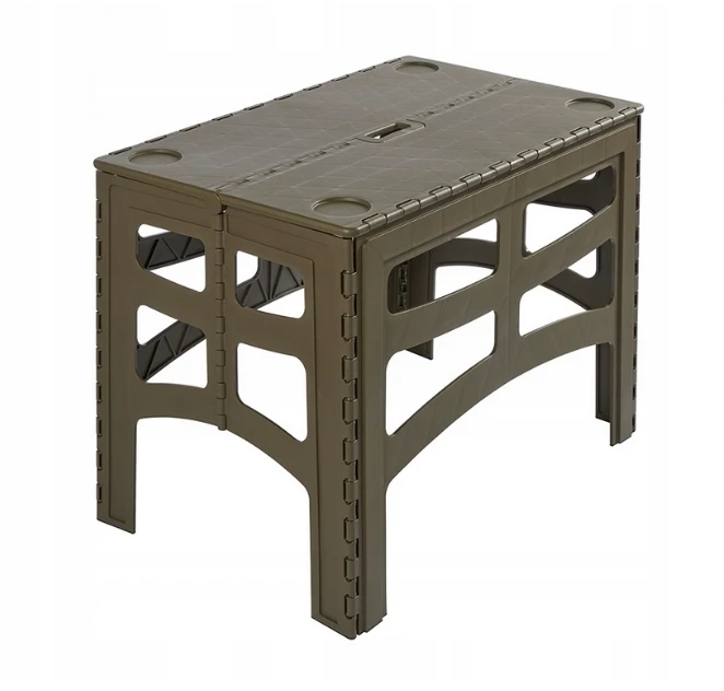Keeeper Sulankstomas lauko stalas L, kurio keliamoji galia iki 80 kg, Timo 70x45x55cm, alyvuogių spalvos
