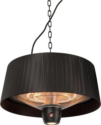 SUNRED | Šildytuvas | ARTIX C-HB, kompaktiškas šviesus pakabinamas | Infraraudonųjų spindulių | 1500 W | Juodas | IP24