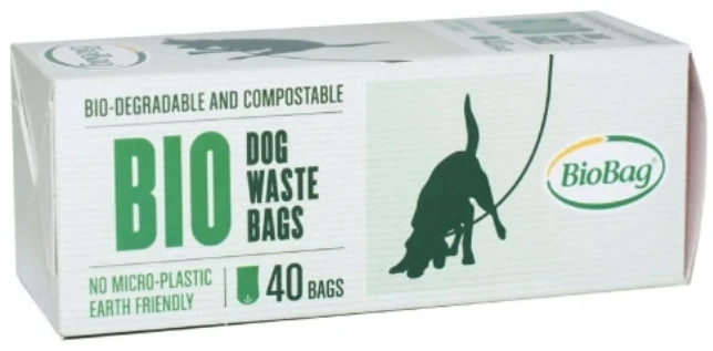BioBag kompostuojami šunų ekskrementų maišeliai 40 vnt.
