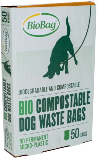 BioBag šunų išmatų maišeliai blokelyje