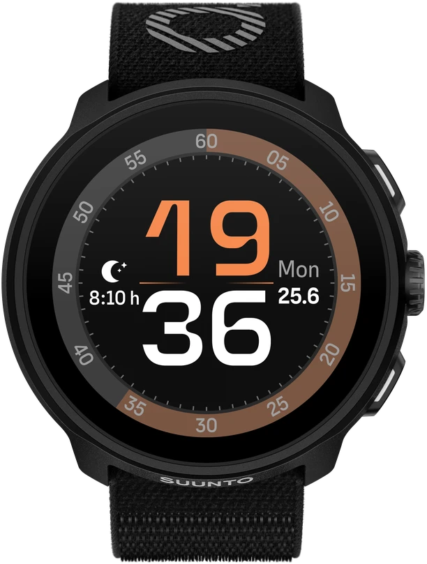 Išmanusis laikrodis SUUNTO RUN ALL Juodas sportinis laikrodis