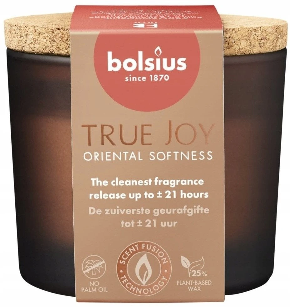 Žvakė, aromatinė Bolsius TRUE JOY Oriental Softness, 21 h