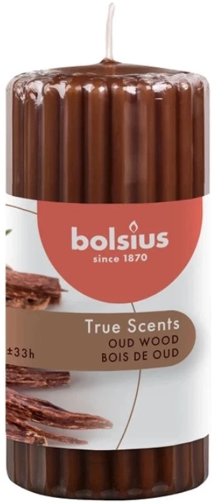 Bolsius koloninė žvakė BOLSIUS True Scents 33H 12CM 3 vnt.. AGARO MEDIS