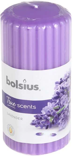 Svece-stabs aromat.Bolsius lavanda d6xh12cm 1166777