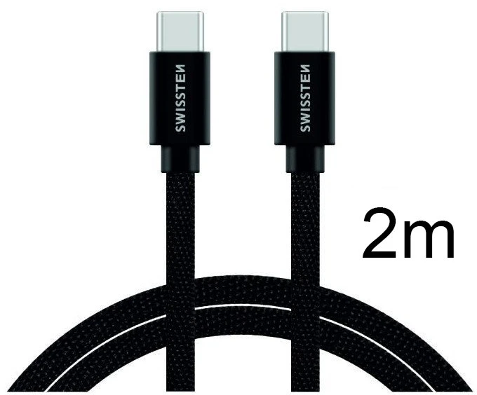Kabelis USB Swissten Swissten Textile 71528201