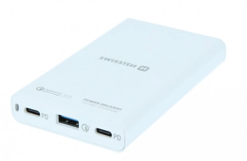 Įkroviklis Swissten 1x USB-A 2x USB-C 3 A (22013345)