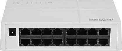 Šakotuvas Komutatorius Dahua Technology Komutatorius DAHUA Stalinis/stacionarus 16x10Base-T / 100Base-TX SF1016L