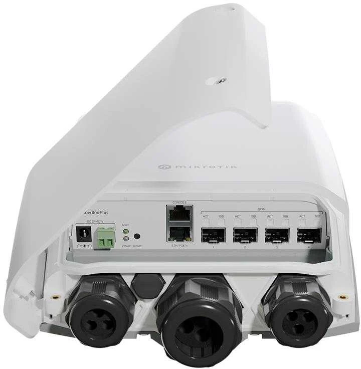 Maršrutizatorius „MikroTik CRS305-1G-4S+OUT FiberBox Plus“ | „MikroTik“ | „FiberBox Plus“ | CRS305-1G-4S+OUT | Gigabito eterneto (varinis) jungčių kiekis: 1 | SFP jungčių kiekis: 4