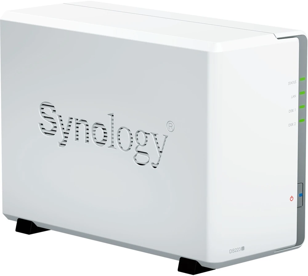 Serveris SYNOLOGY DS223J 2-Bay NAS RTD1619 1GB RAM